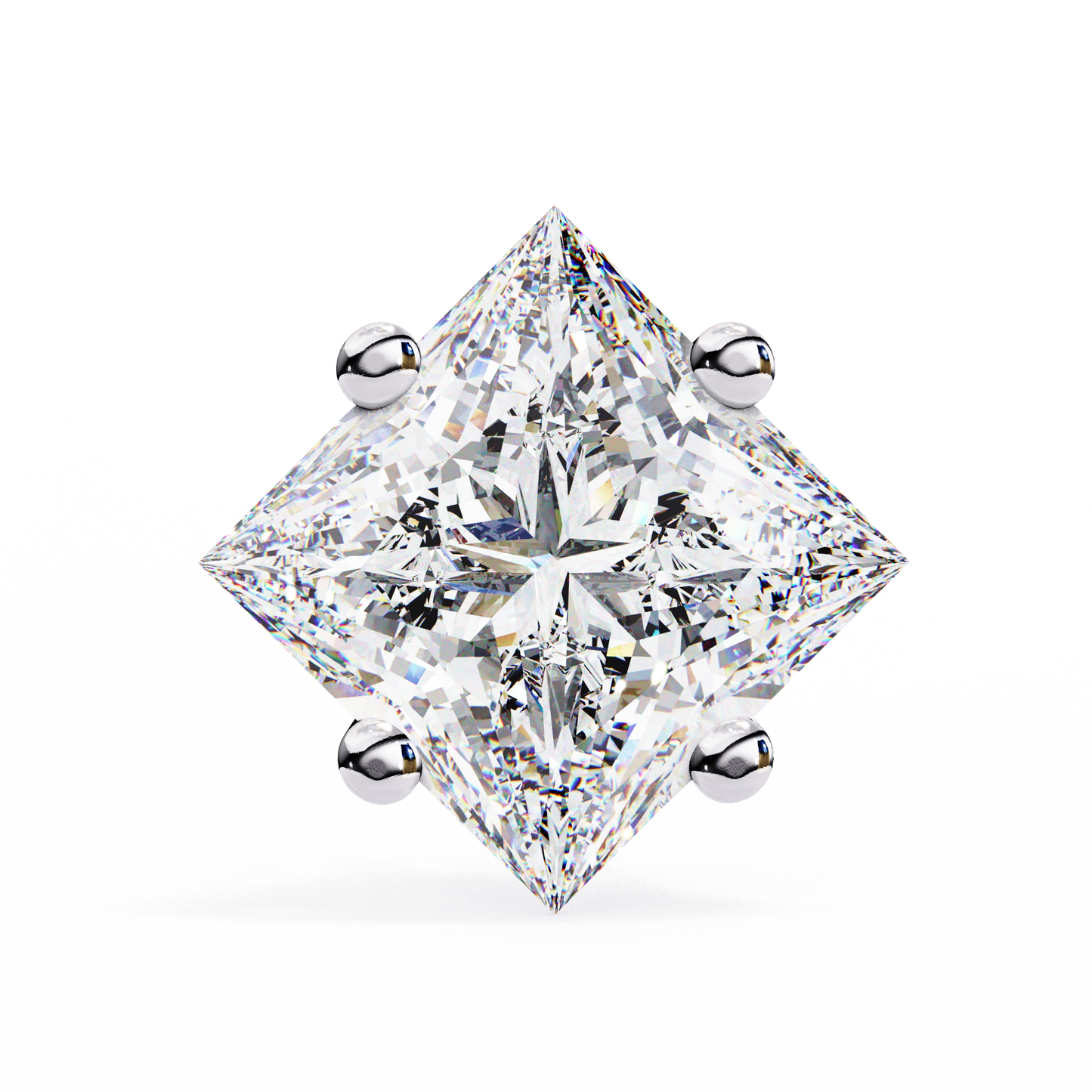 Solitaire Studs Square