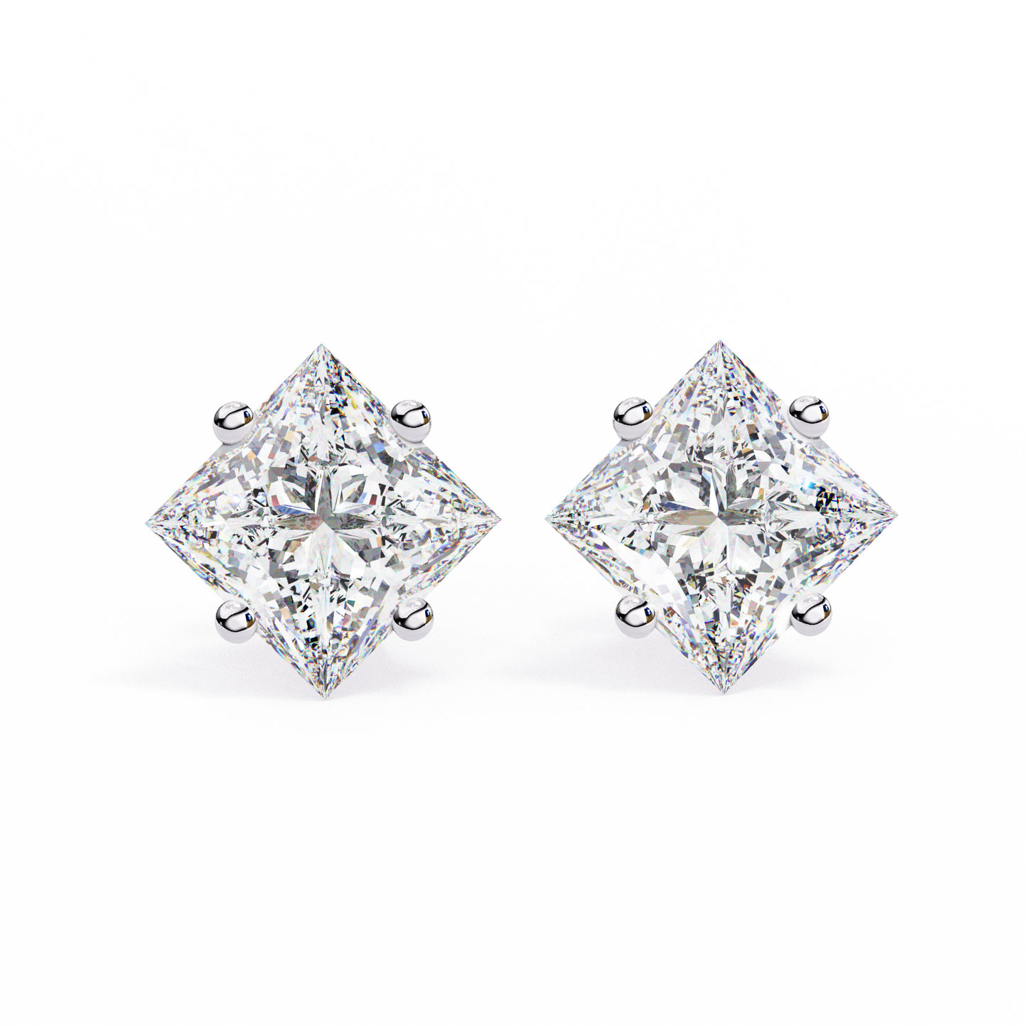 Solitaire Studs Square