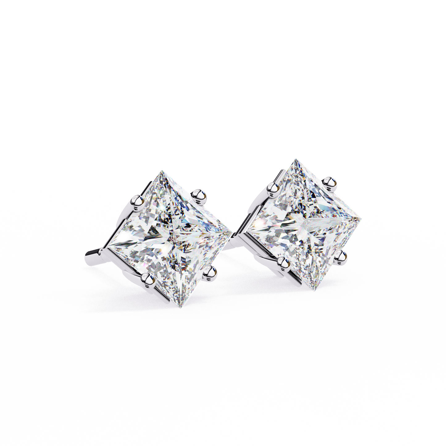 Solitaire Studs Square